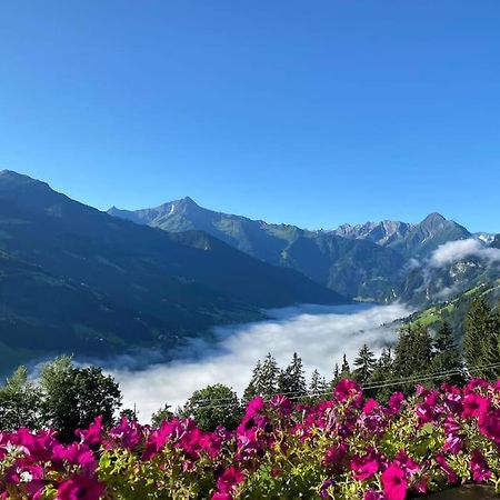 Ferienhaus Zillertal Panorama Blick Balkon Sauna Zellberg Eksteriør bilde