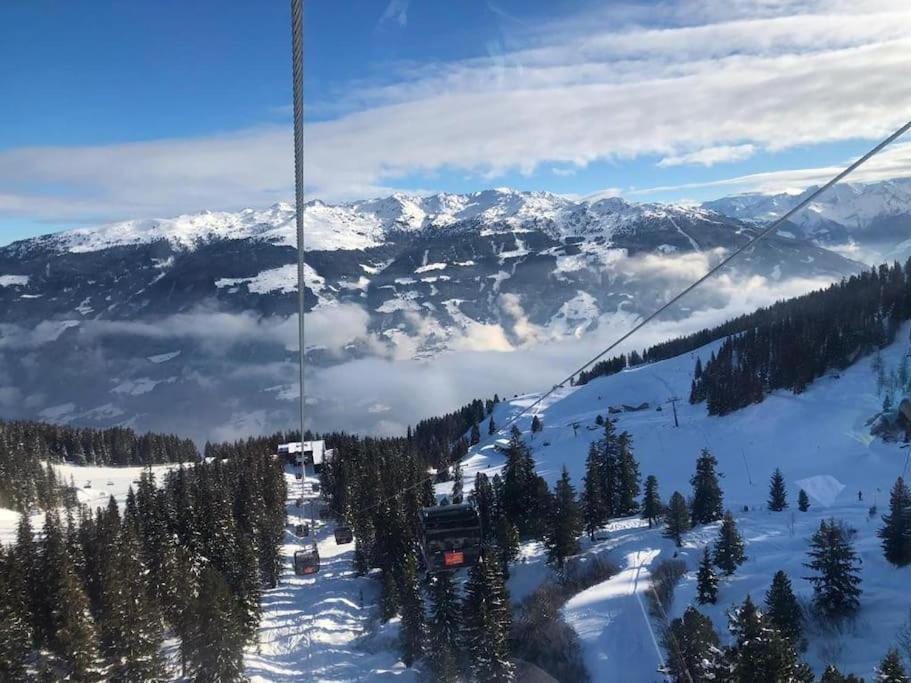 Ferienhaus Zillertal Panorama Blick Balkon Sauna Zellberg Eksteriør bilde