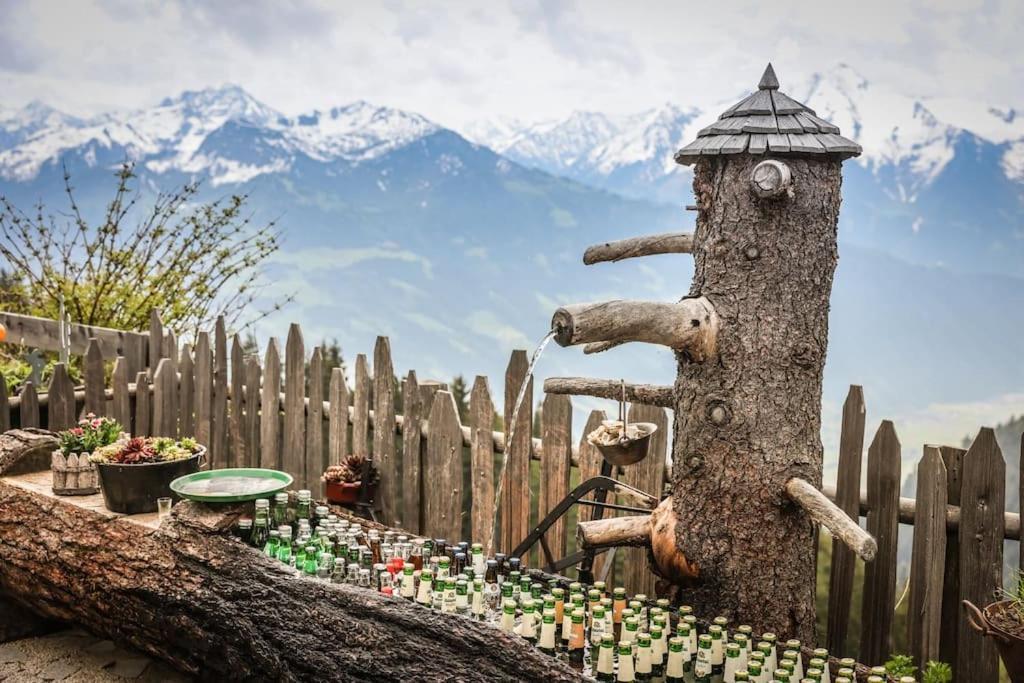 Ferienhaus Zillertal Panorama Blick Balkon Sauna Zellberg Eksteriør bilde