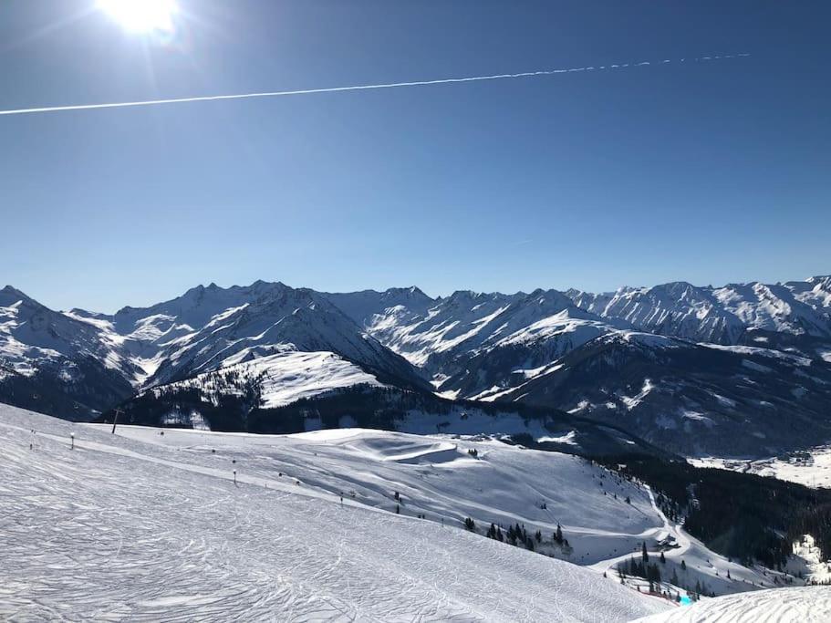 Ferienhaus Zillertal Panorama Blick Balkon Sauna Zellberg Eksteriør bilde