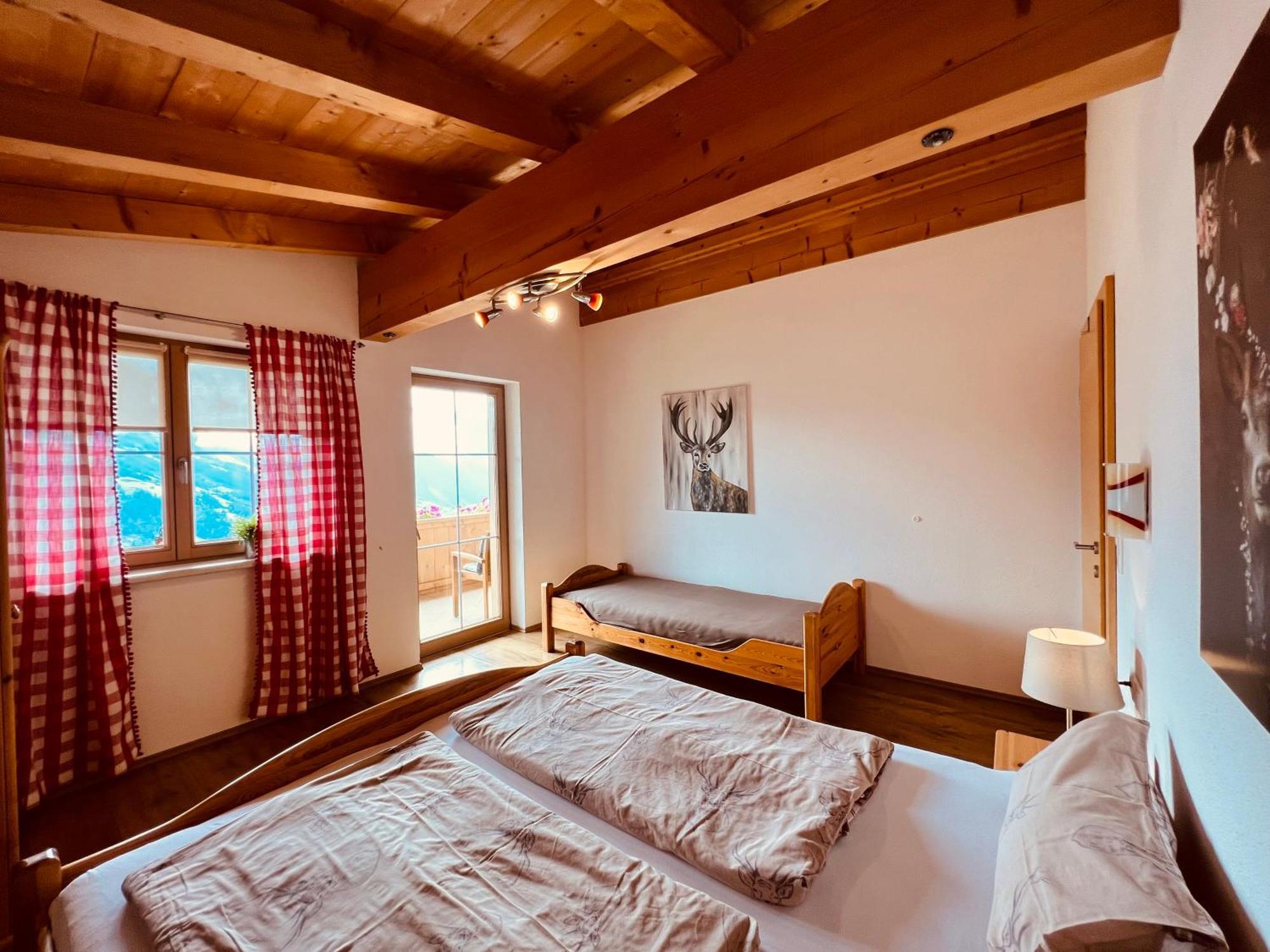 Ferienhaus Zillertal Panorama Blick Balkon Sauna Zellberg Eksteriør bilde
